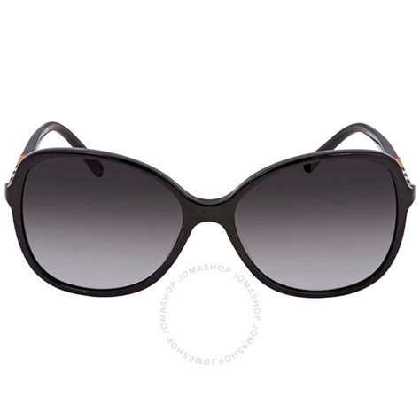 Burberry Grey Shaded Butterfly Ladies Sunglasses BE4197